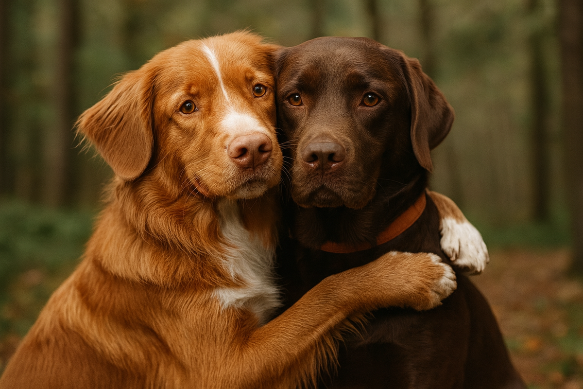 Как собаки формируют настоящую дружбу: удивительное единение через любовь и окситоцин