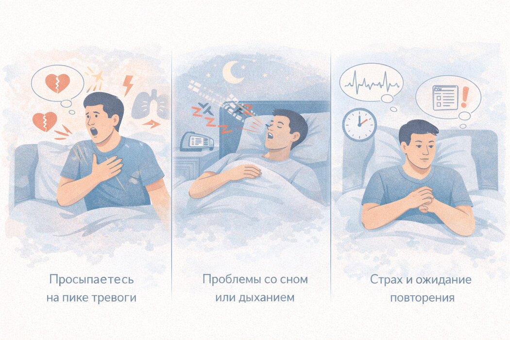 Ночные панические атаки: причины и способы справиться