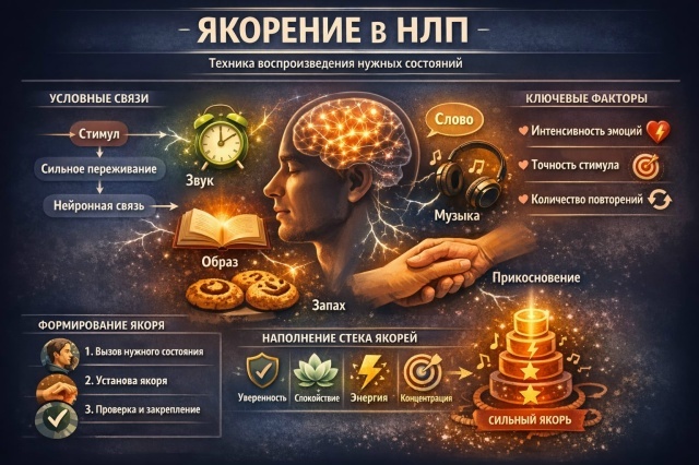 Якорение: искусство управления эмоциональными состояниями