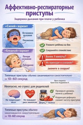 Когда слезы мешают дышать: особенности аффективно-респираторных приступов у детей