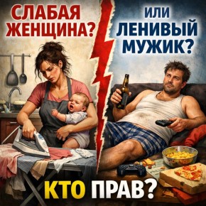 Слабость женщин или лень мужчин? Неожиданные взгляды на современность
