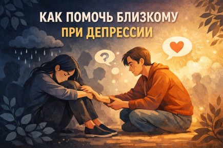 Нежная поддержка: как помочь близкому в депрессии