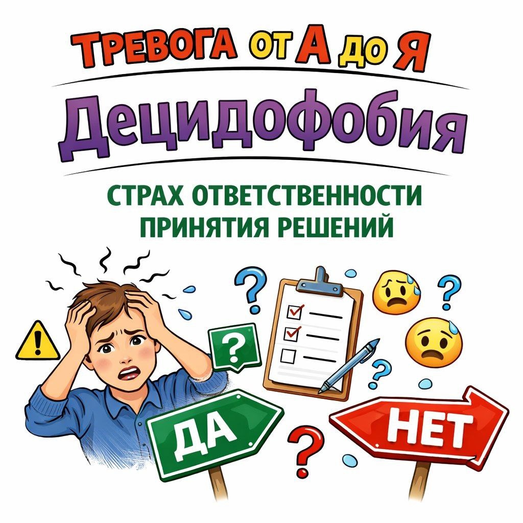 Когда выбор становится тюрьмой: исследуем децидофобию и её последствия